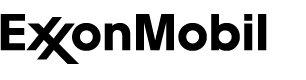 ExxonMobil logo in bold black text